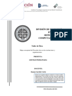 Mapa Conceptual Proceder Ético en Las Instituciones y Organizaciones