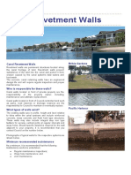 Canal Revetment Walls Fact Sheet