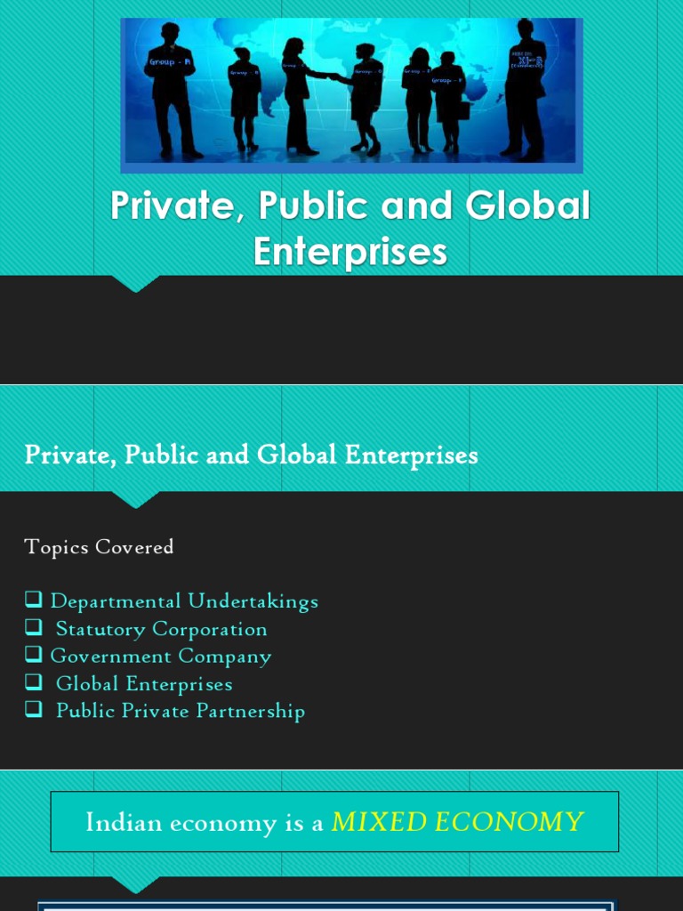 Public Private and Global Enterprise | PDF | Public–Private Partnership ...