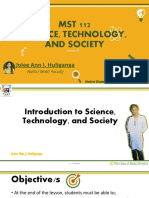 Introduction to STS: How Science and Technology Shape Society