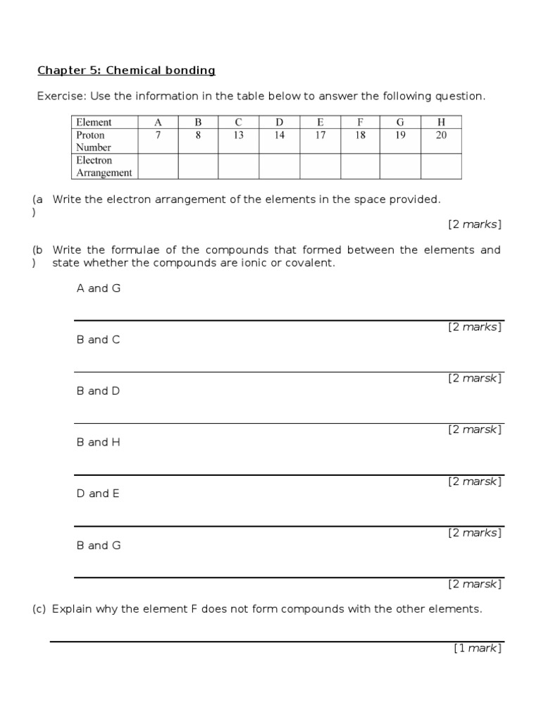 Chapter 5 Excercise | PDF