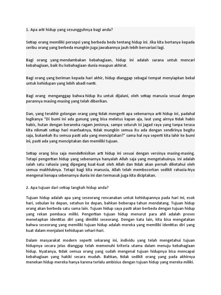 Lyfe arti kata kehidupan sehari-hari