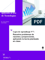 Razones y proporciones en tecnología