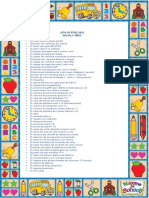 Lista de Utiles de 5 Anos 2022