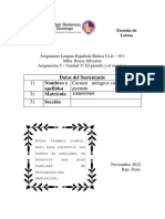Asignación 5 Unidad V El Párrafo y El Resumen Let-011 R.silvestre 2022-II