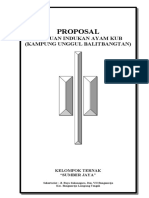 Proposal Indukan Kub Sumber Jaya