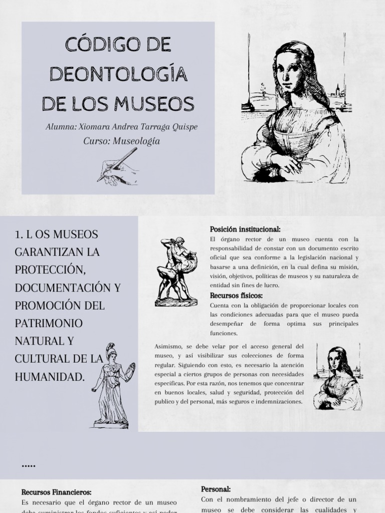 Código Deontológico de Museos | PDF | Museo | Patrimonio cultural