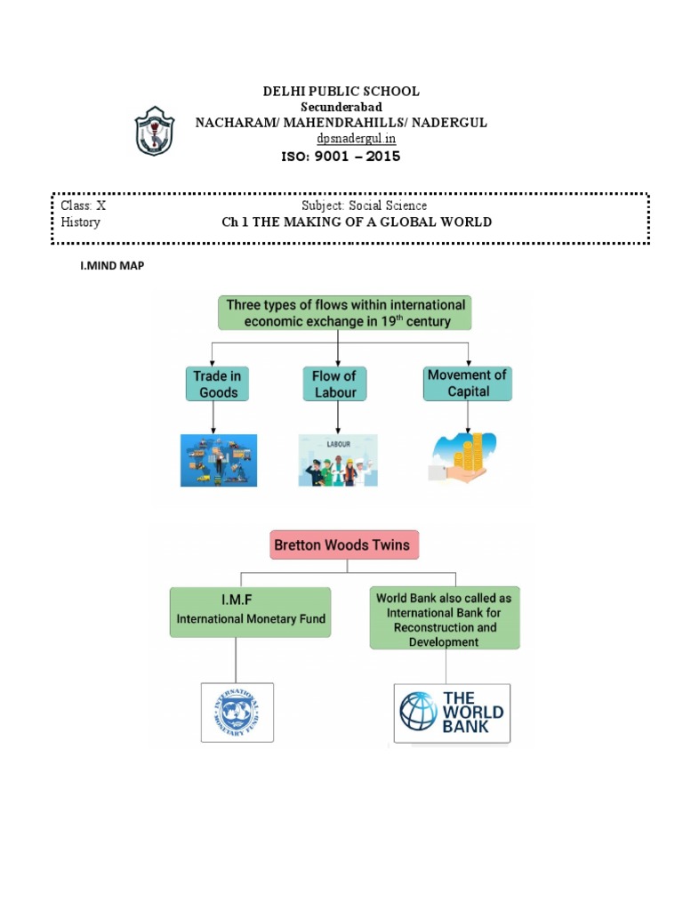Grade10 the making of global world notes 20221 pdf bretton woods