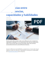 Ejemplo Práctico de La Diferencia Entre Habilidades, Competencias y Capacidades