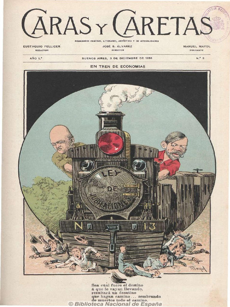 Caras Y Caretas Buenos Aires 3 12 1898 N º 9 Pdf