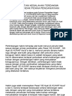 Pembuktian Kesalahan Terdakwa Dalam Tindak Pidana Penganiayaan