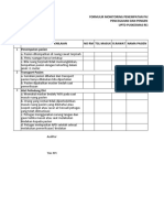 Checklist Monitoring Airborne