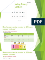 Lesson (2) Reading Binary Numbers