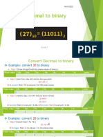 Lesson (4) Decimal To Binary