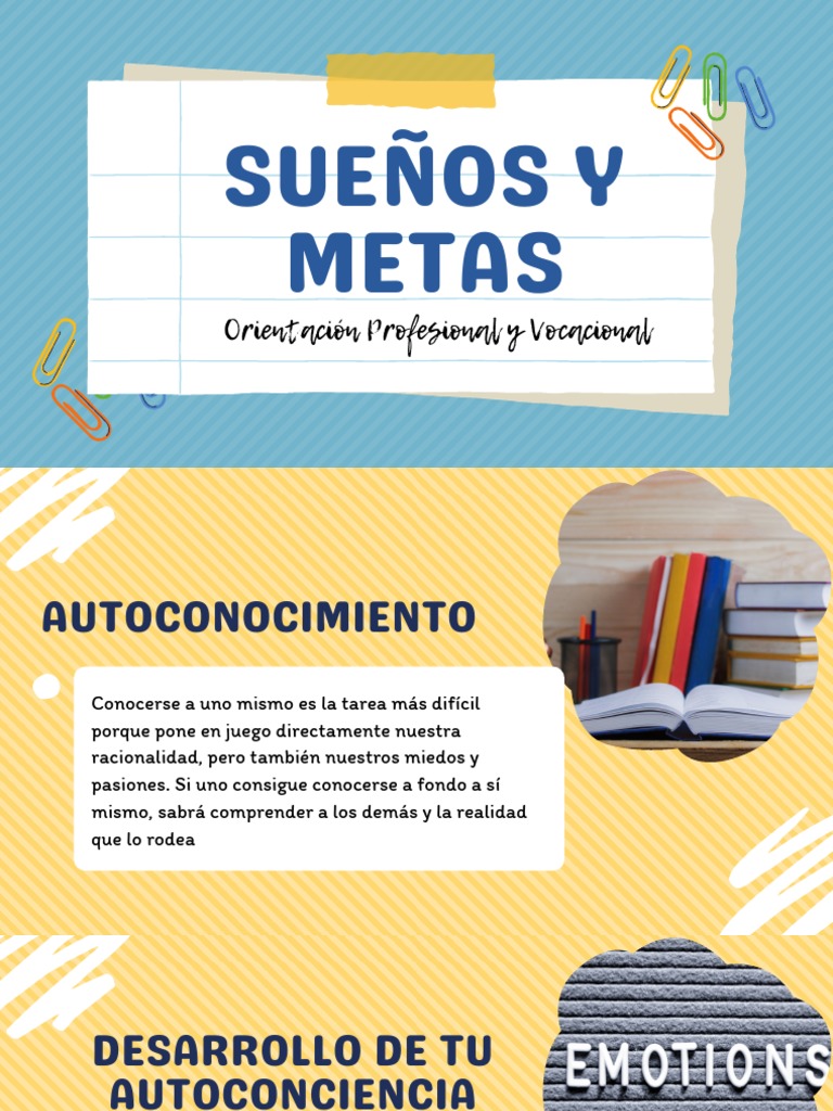 Carátula para Orientación Vocacional | PDF | Crecimiento personal y ...
