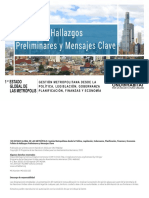 Estado Geral de Las Metrópolis - 1º - Gestión Metropolitana Desde La Política, Legislación, Gobernanza, Planificación, Finanzas y Economia (ONU Habitat)