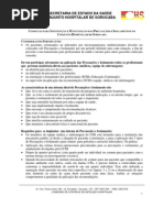 Instituicao e Manutencao Das Precaucoes e Isolamentos