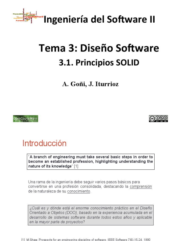 Principios SOLID en Diseño de Software | PDF | Herencia (Programación ...