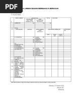 Contoh Rintek Limbah B3 | PDF