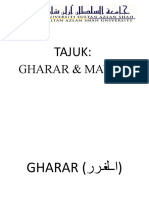 Gharar & Maysir