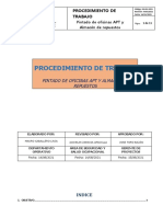 Procedimiento de Trabajo - Pintado de Oficinas Apt y Almacen de Repuestos