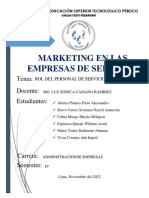 Rol Del Personal de Servicio