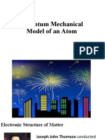 Quantum Mechanical Model of An Atom
