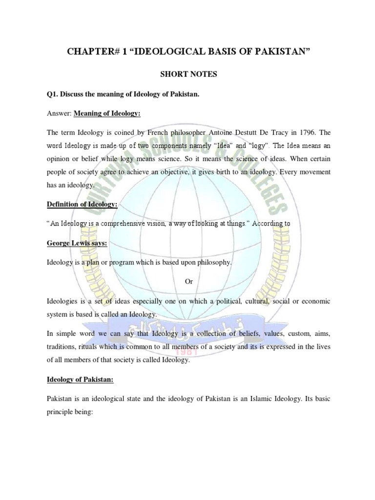 chapter-1-ideological-basis-of-pakistan-q1-discuss-the-meaning-of
