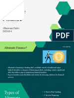 Alternate Finance