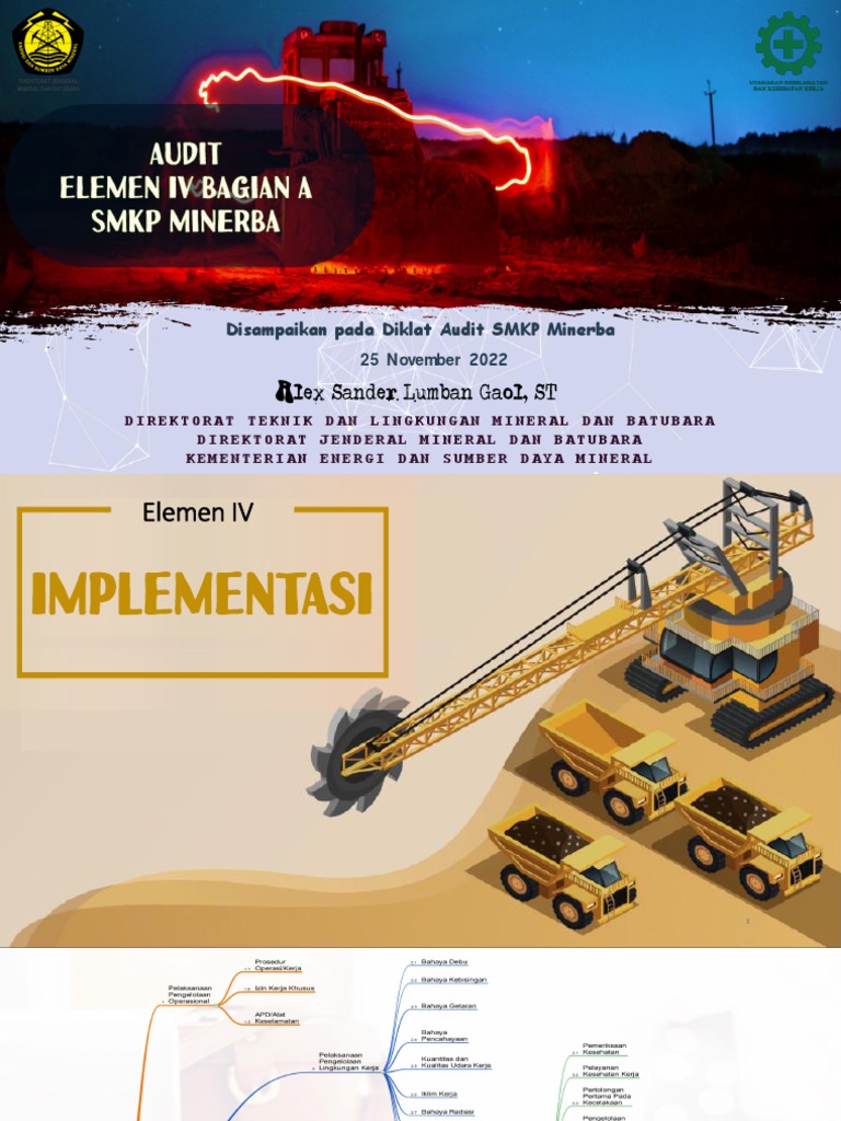 Audit SMKP Minerba - Elemen 4 (I) | PDF | Teknologi & Rekayasa