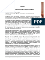 ARTIGO 1 - Governança Corporativa e Projetos Estratégicos