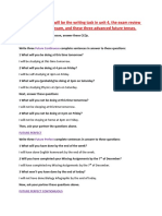 Advanced Future Tenses CCQs