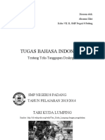 TUGAS BAHASA INDONESIA Kelas VII Tentang Teks Tanggapan Deskriptif