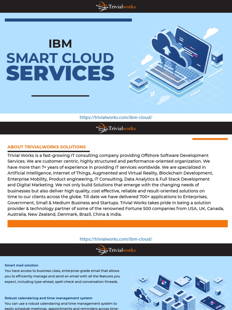 Avail The Best IBM Smart Cloud Services - Trivial Works | PDF | Web ...