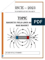 Magnetic Field Lines Around A Bar Magnet Project