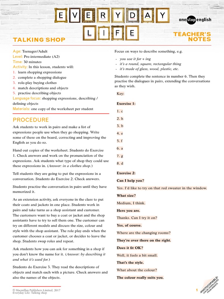 Pre Intermediate Talking Shop | PDF | Career & Growth | Language Arts ...