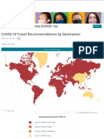 COVID-19 Travel Recommendations Map