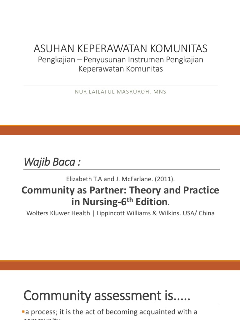 Strategi Pengkajian Keperawatan Komunitas | PDF | Health Sciences