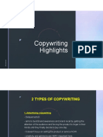 Copywriting Highlights: 2 Types and Strategies