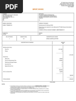 Import Invoice