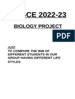 AISSCE 2022-23: Biology Project