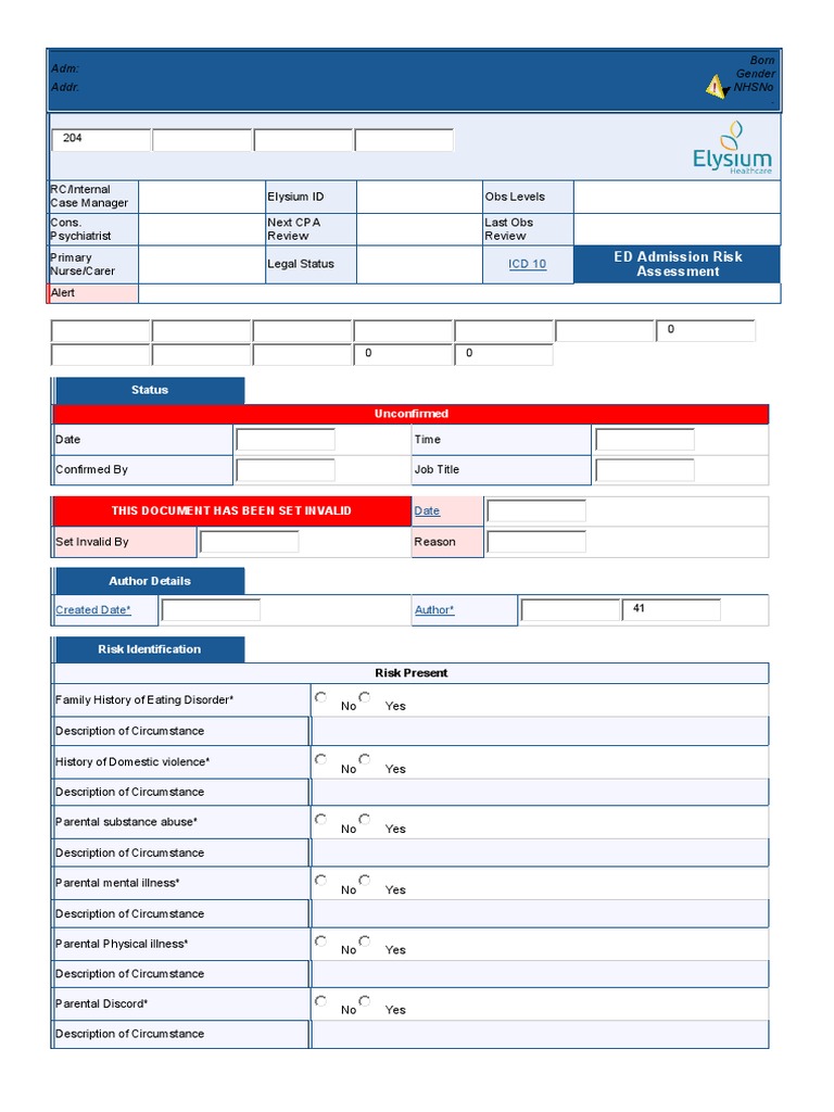 camhs-ed-admission-risk-assessment-pdf-mental-disorder-abnormal