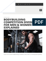 Bodybuilding Competition Divisions For Men & Women Explained