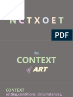 The Context of Art