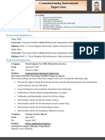 DCS and Instrumentation Commissioning Expert