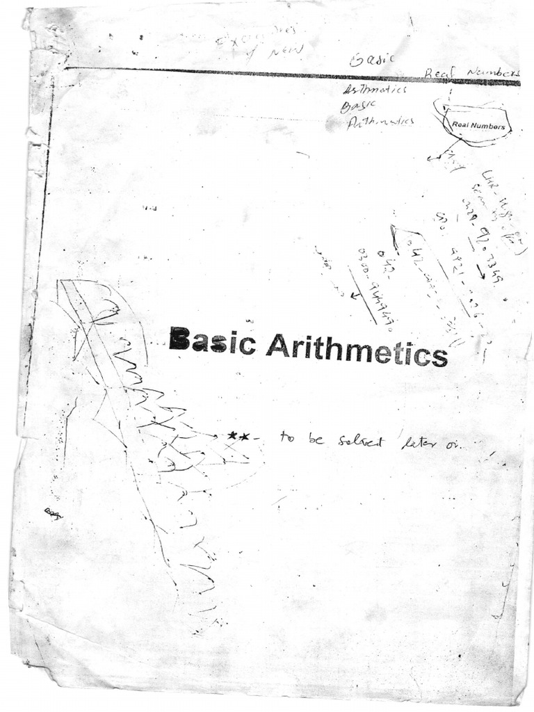 Basic Arithmetic Practice Questions | PDF