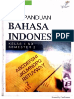 Buku Panduan Bahasa Indonesia Kelas 4 SMT 2