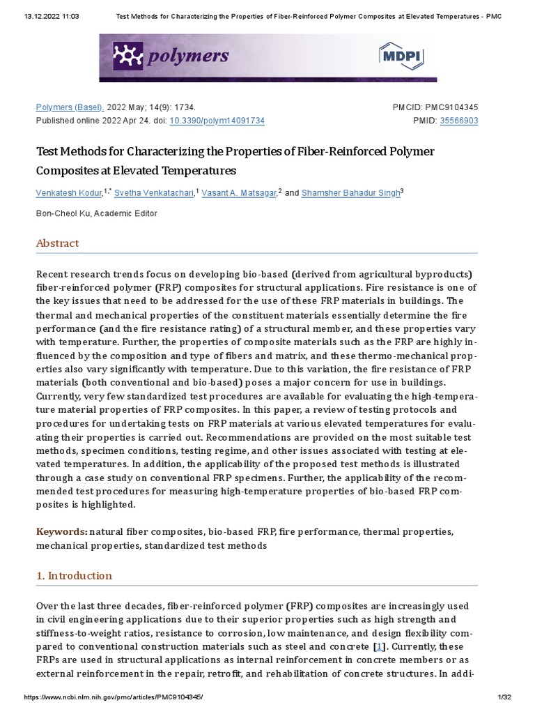 fiber reinforced polymers