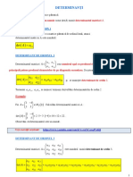 Metode de Calculare A Determinanţilor - M2 - C.R