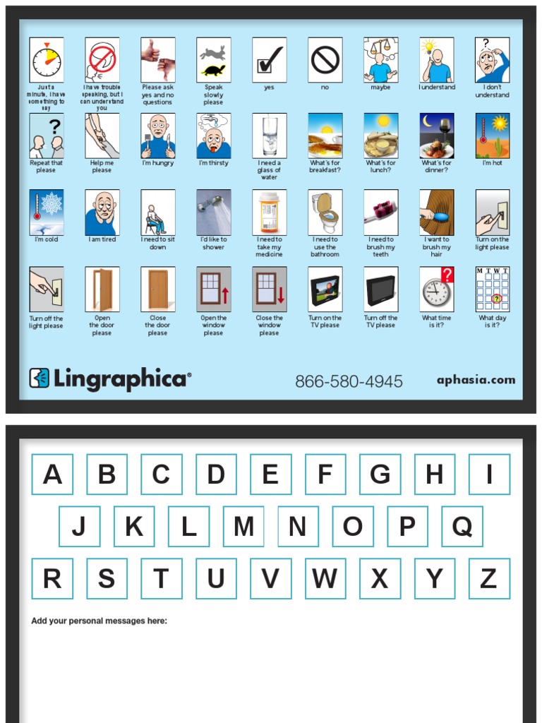 Essential Phrases for Aphasia Communication | PDF